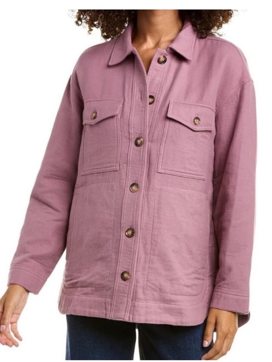 Madewell Jackets & Blazers - Madewell Shirt Jacket Faded Fig waffle cotton XS lightweight purple blazer